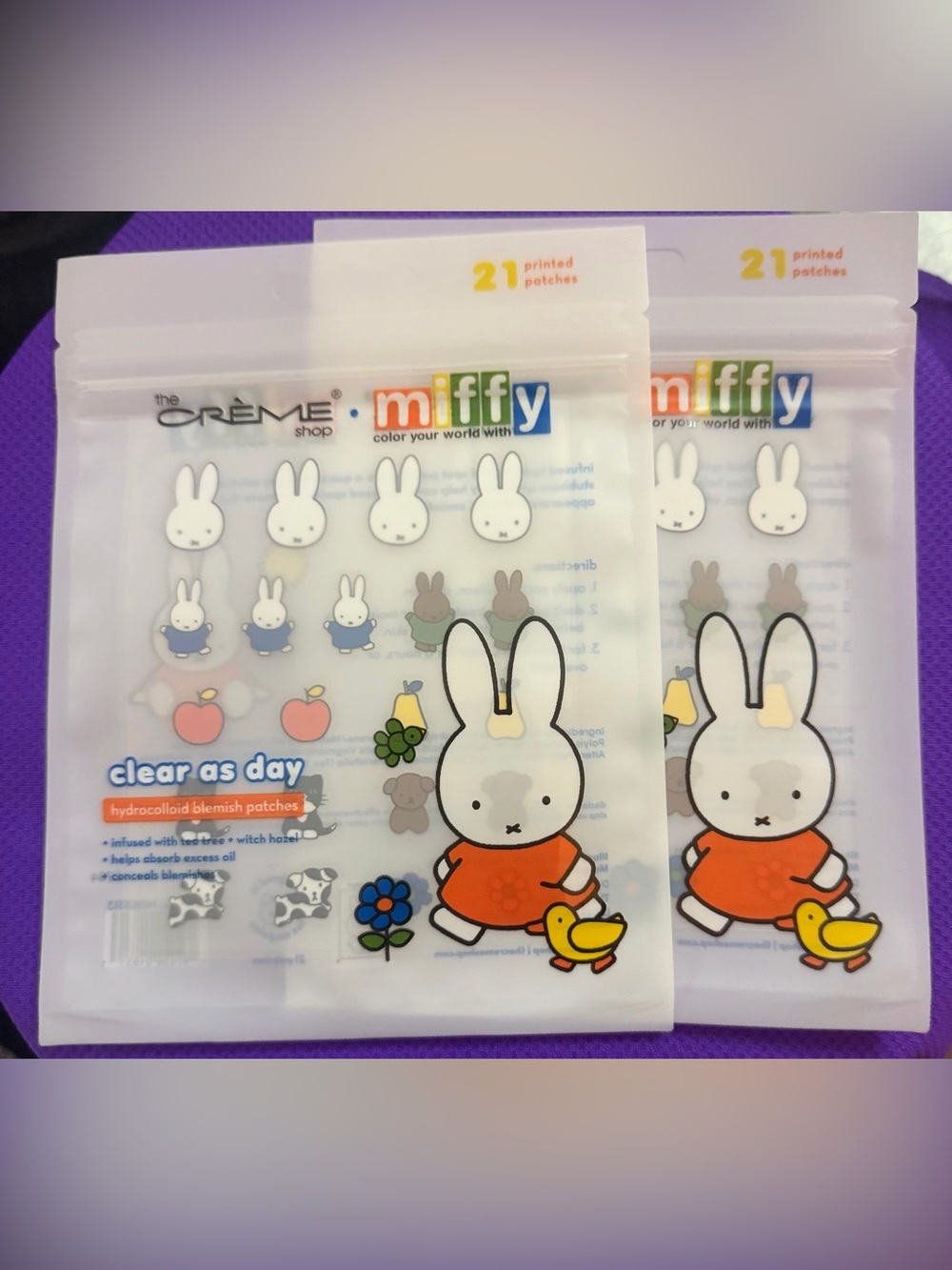 miffy White Bunny with Orange Outfit Sticker Pack